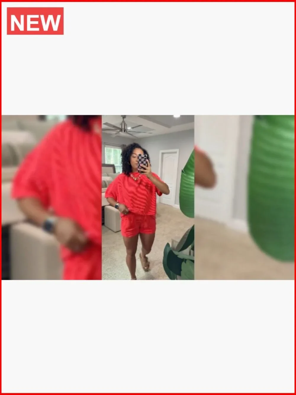 Women's 2 Piece Shorts Set Ribbed Lounge Set Summer Casual Outfit Matching Set